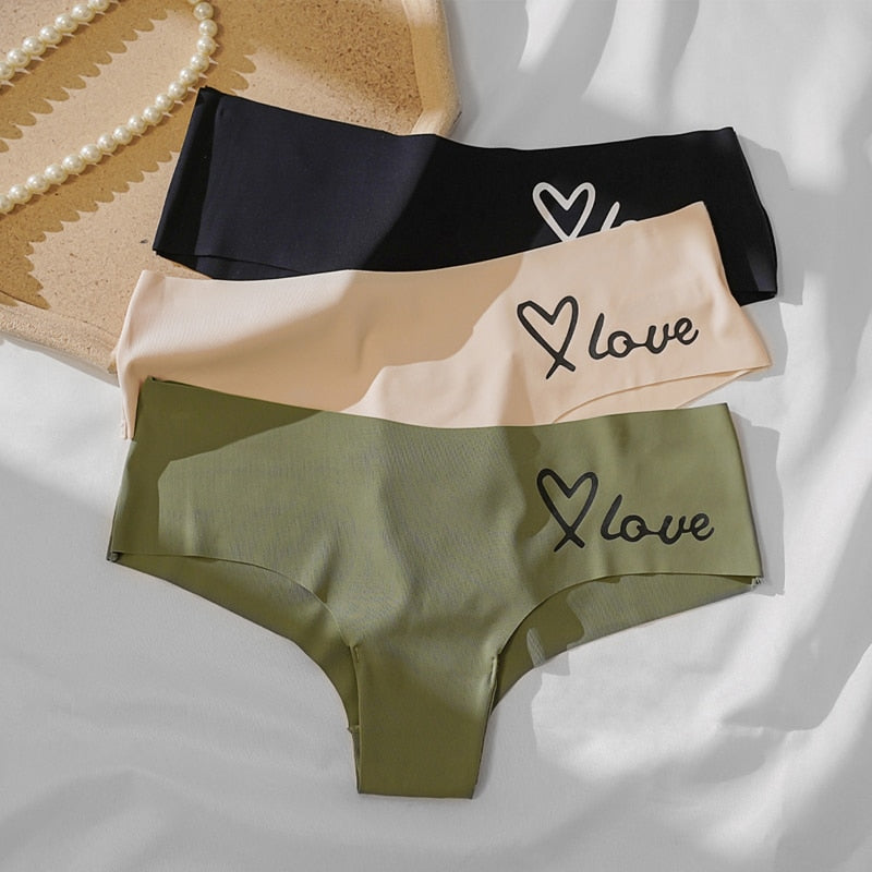 Women's Seamless Panties Underwear Comfort Heart Intimates Low-Rise G String Briefs 7 Colours Lingerie The Clothing Company Sydney