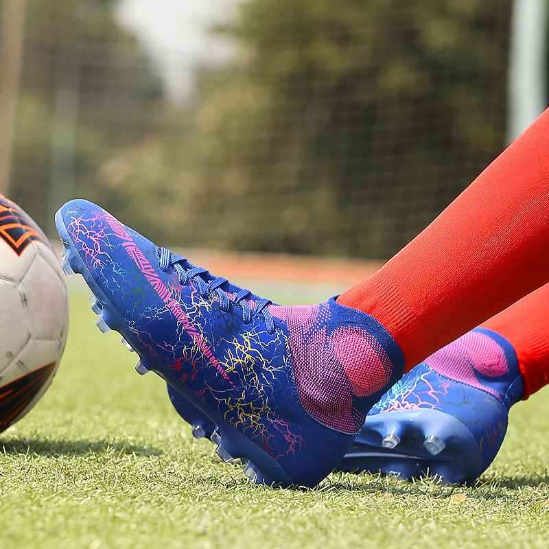 Outdoor Men Women Girls Boys Soccer Shoes Football Boots High Ankle Kids Cleats Training Sport Sneakers The Clothing Company Sydney