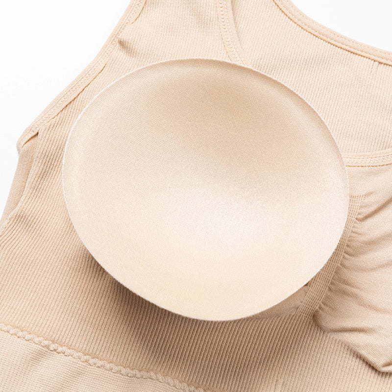 Tank Top Shapewear with Built in Bra Shelf Bra Casual Wide Strap Basic Camisole Sleeveless Top Shaper with Removable Bra The Clothing Company Sydney
