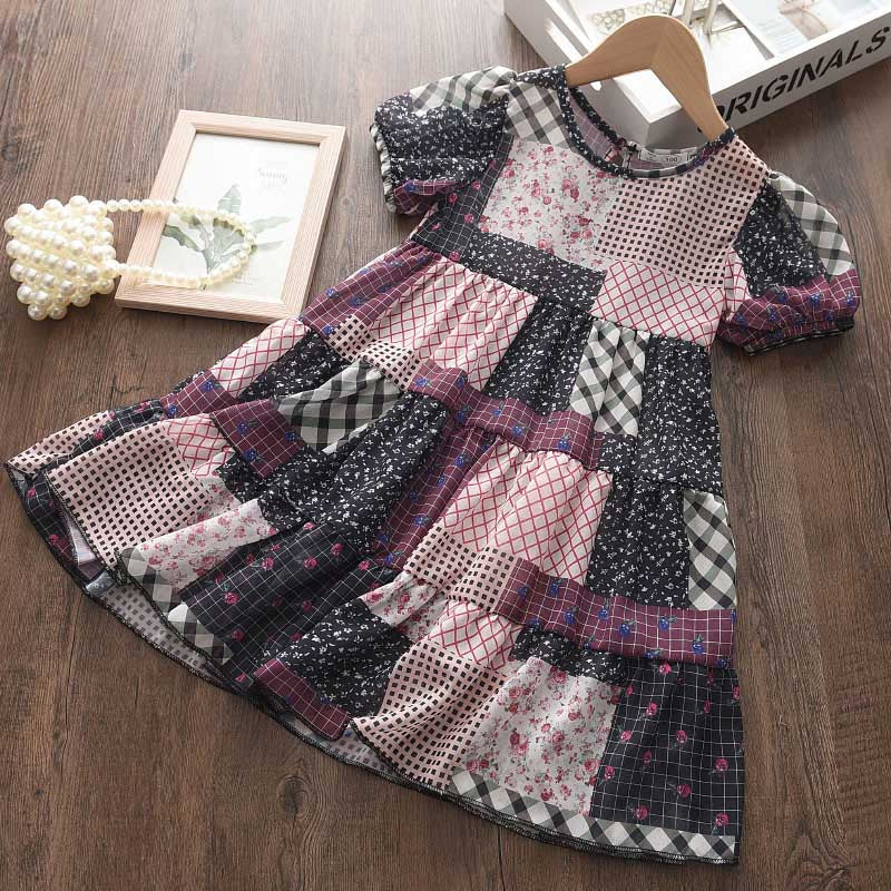 Kids Dresses for Girls Sleeveless Dress Sequined Party Costume Mesh Summer Puffy Rainbow Children Dress The Clothing Company Sydney