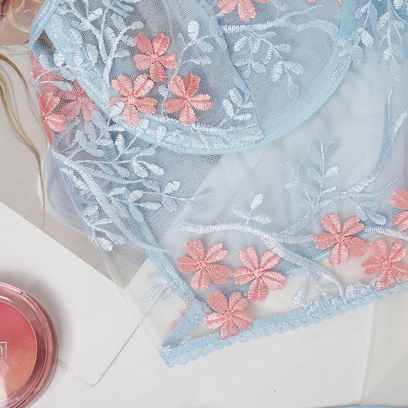 Sensual Lingerie Woman Floral Bra Set Erotic Lingerie Set Woman 2 Pieces Sexy Lace Women's Underwear Set Brief Sets The Clothing Company Sydney