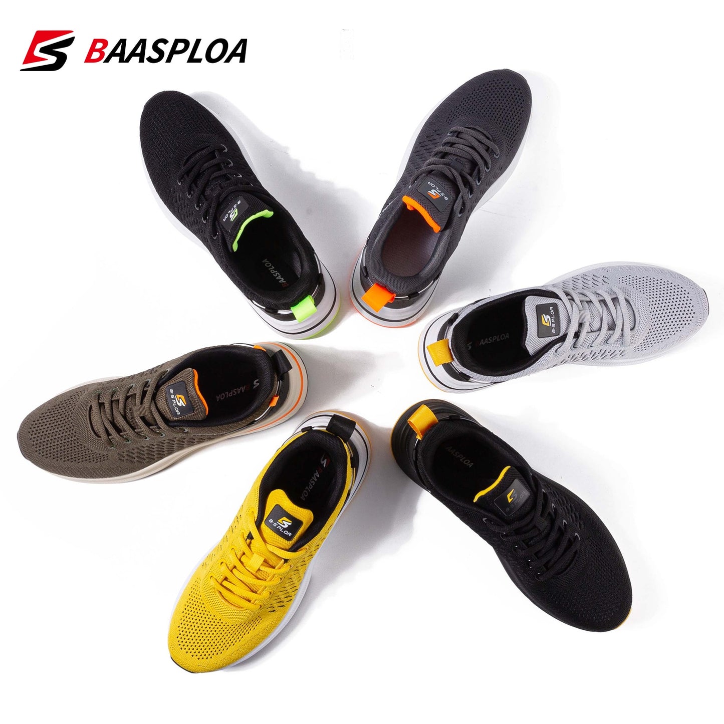 Men's Knit Casual Walking Breathable Trendy Sneakers Original Light Shock Absorption Male Tennis Shoes The Clothing Company Sydney