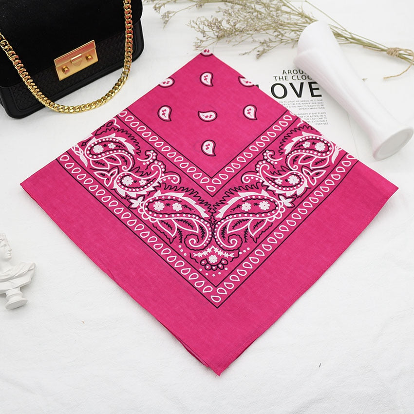 Bandana Head Scarf Unisex Hip Hop cotton Hair Band Neck Scarf Sports Headwear Wrist Wraps Square Scarves Print Handkerchief The Clothing Company Sydney