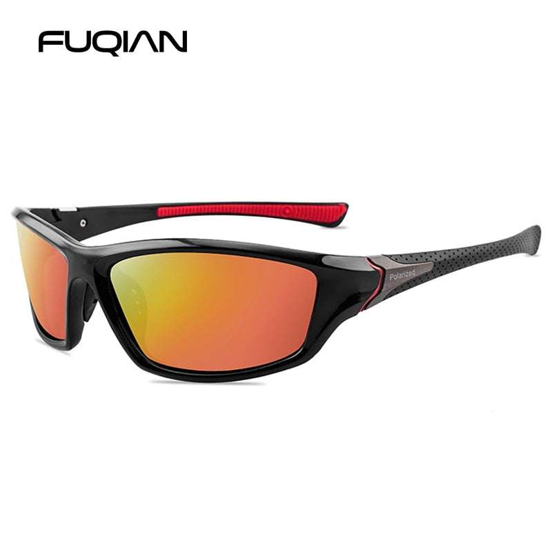 Sports Polarized Sunglasses For Men and Women Fashion Plastic Outdoor Sun Glasses Black Shades Goggle UV400 The Clothing Company Sydney