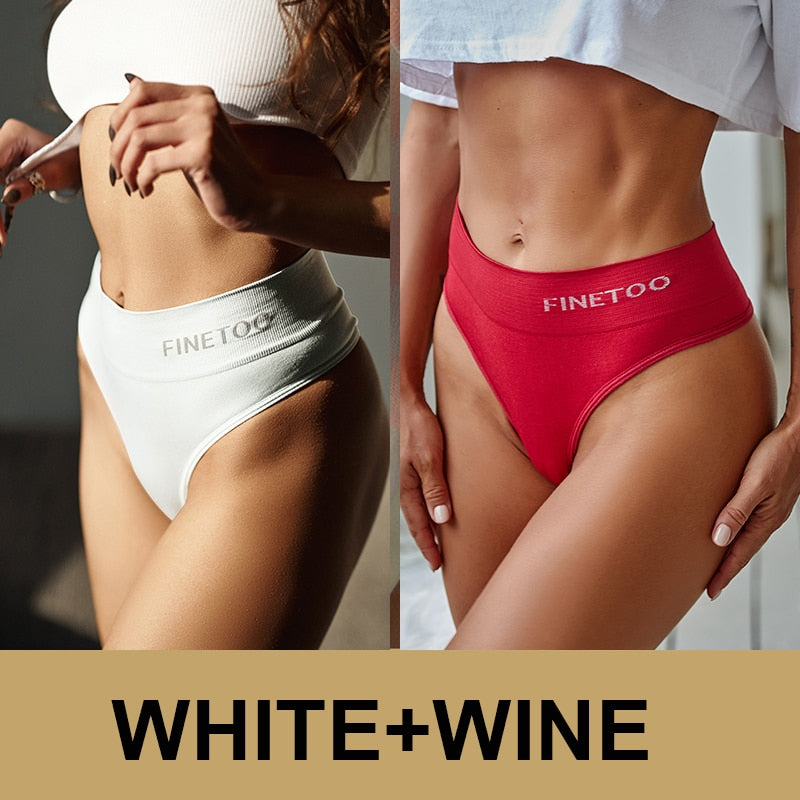 2 Pack Bodyshaper Panties Underwear High Waist Panties Lingerie G-String Underpants Solid Color Pantys Sports Briefs The Clothing Company Sydney