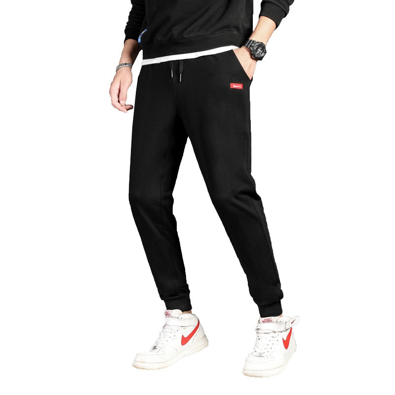 2 Piece Cotton New Sweatpants Men's streetwear Pants Fashion Pencil linen Pants Men Full Length Drawstring Trousers For Men Casual Pants The Clothing Company Sydney