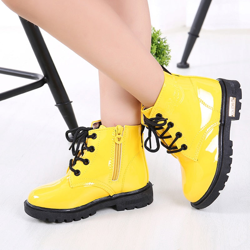 Children Shoes Snow Boots for Kids Boys Girls PU Leather Winter Shoes The Clothing Company Sydney