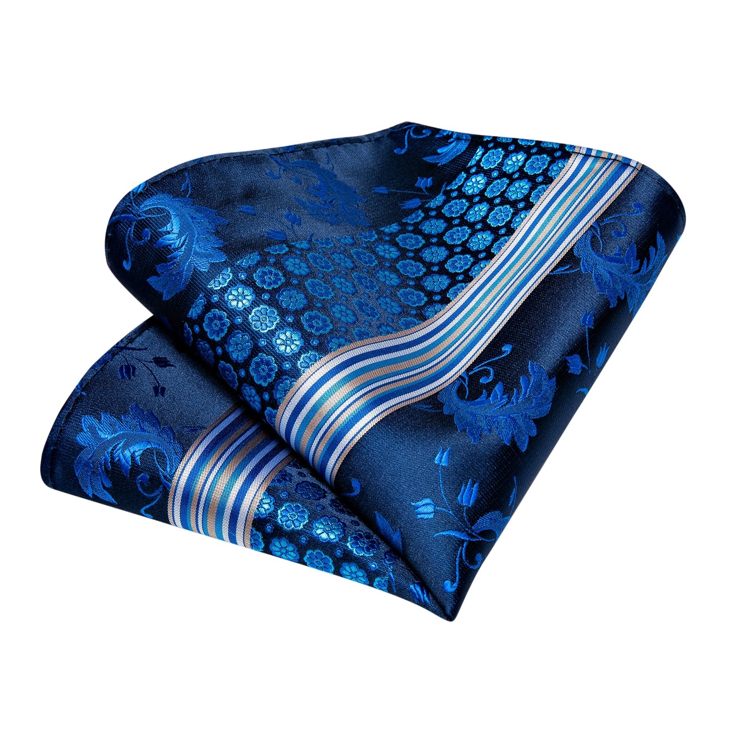 Classic 100% Silk Men's Ties 8cm Blue Plaid Dot Striped Business Necktie Handkerchief Wedding Party Tie Set The Clothing Company Sydney