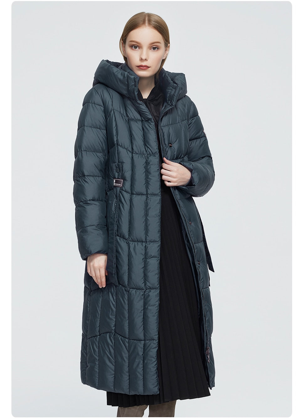 Winter Women's coat women long warm parka Plaid fashion thick Jacket hooded large sizes female Jacket The Clothing Company Sydney