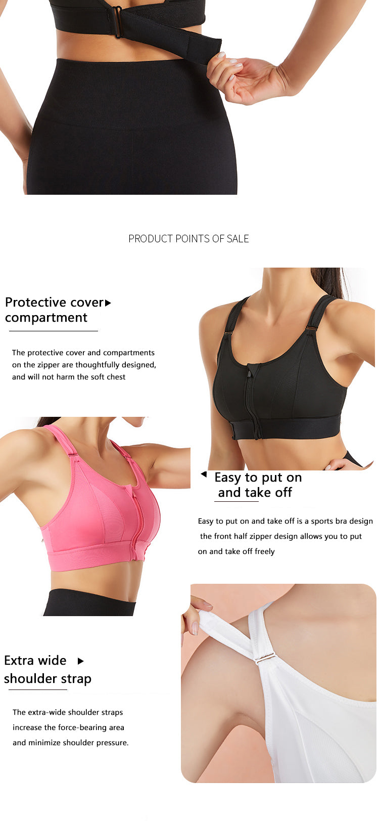 Sports Bra Tube Top Bralette Underwear Gym Without Bones Active Plus Size Invisible Seamless Fitness Bra Top The Clothing Company Sydney