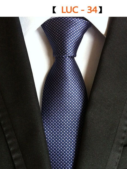8cm Men's Tie Silk Plaids Floral Luxury Necktie Striped Ties For Men Business Formal Wedding Accessories Tie The Clothing Company Sydney