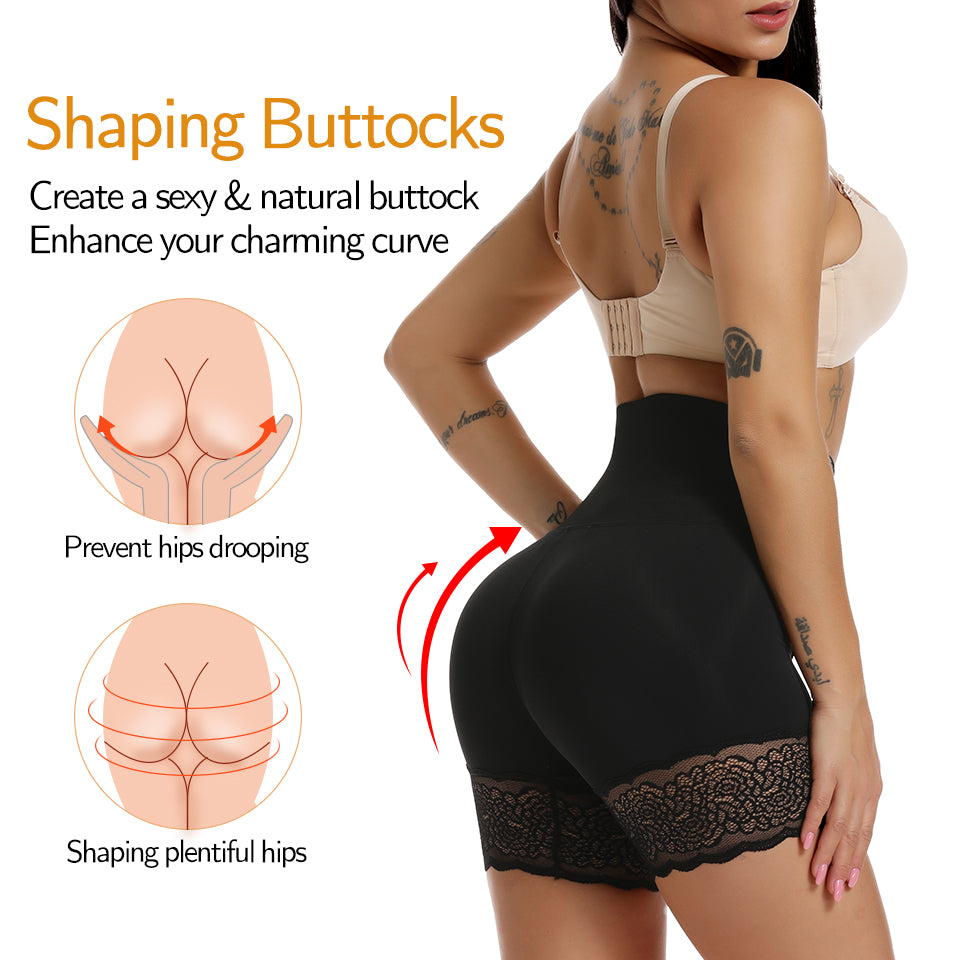 Women's Body Shaper High Waist Safety Shorts Lace Knickers Tummy Control Panties Underwear Shaping Boyshorts Shapewear The Clothing Company Sydney