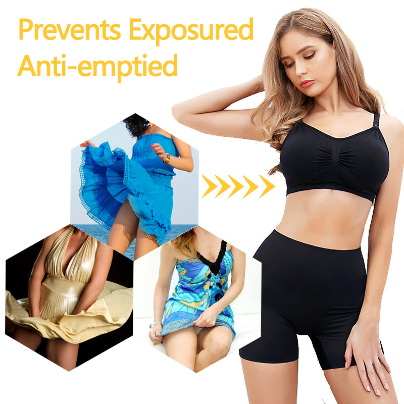 Women's Safety Slip Shorts Under Skirt Seamless Anti Chafing Boxer High Waist Boyshorts Anti-emptied Panties Yoga Short Pants The Clothing Company Sydney