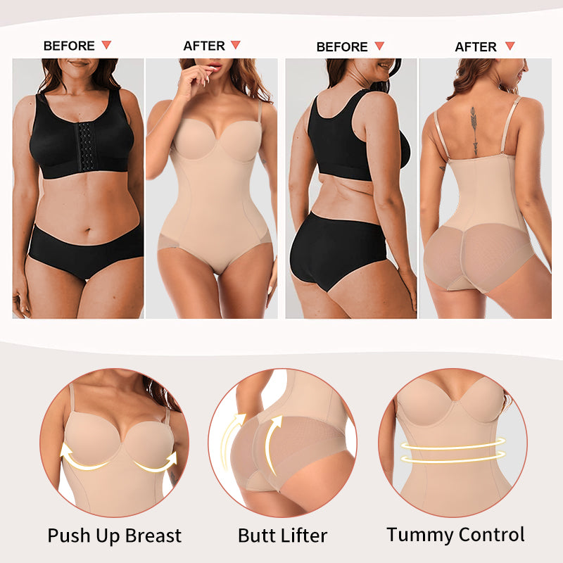 Shapewear Bodysuit for Women Tummy Control Butt Lifter Panties Waist Trainer Stomach Body Shaper Underwear Girdles The Clothing Company Sydney