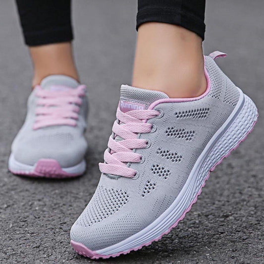 Lace up Women's Sneakers Fashion Shoes Platform Vulcanized Shoes Sneakers Shoes Breathable Shoe The Clothing Company Sydney