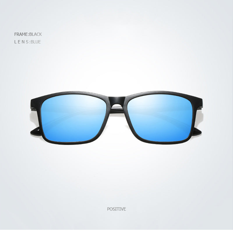 Light Weight TR90 Men Sun Glasses Classic Square Polarized Sunglasses For Male High Quality Driving Eyewear UV400 The Clothing Company Sydney