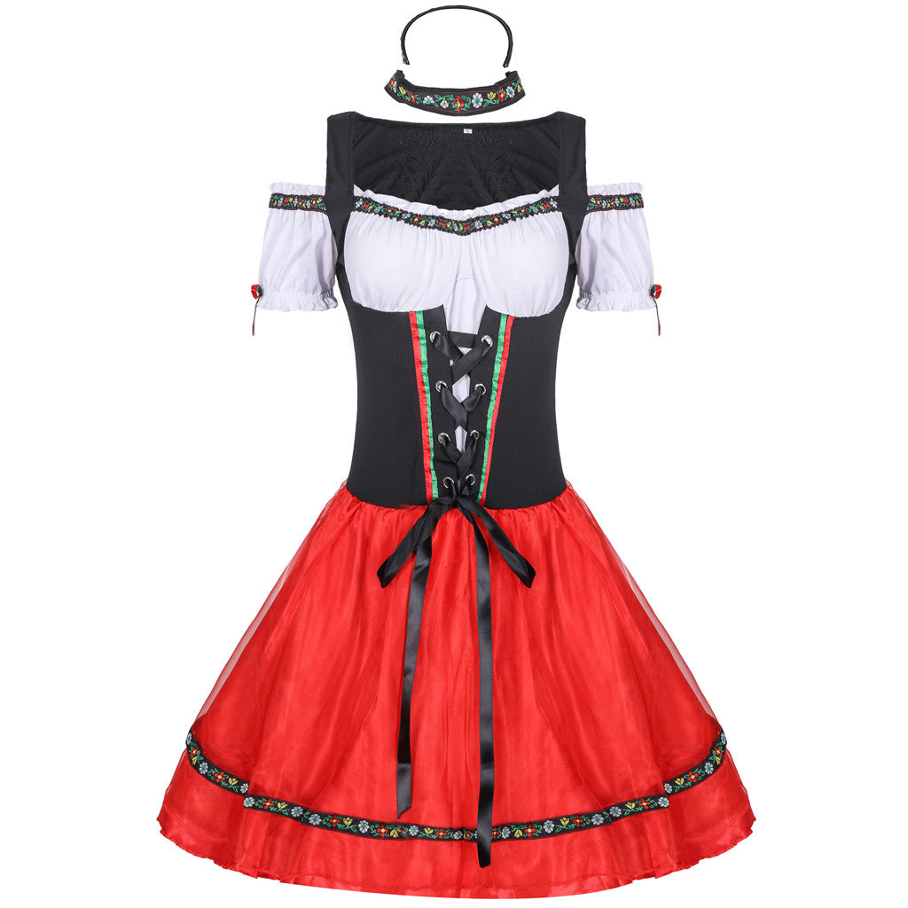 Oktoberfest Dirndl Costume Germany Beer Maid Tavern Wench Waitress Outfit Cosplay Halloween Fancy Party Dress The Clothing Company Sydney