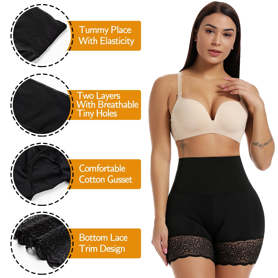 Women's Body Shaper High Waist Safety Shorts Lace Knickers Tummy Control Panties Underwear Shaping Boyshorts Shapewear The Clothing Company Sydney