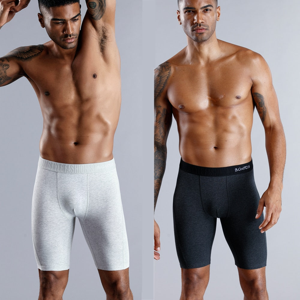 Men's Long Boxer Trunks Shorts Panties Underwear Natural Cotton Mix Comfortable Soft Top Brand Trunks The Clothing Company Sydney