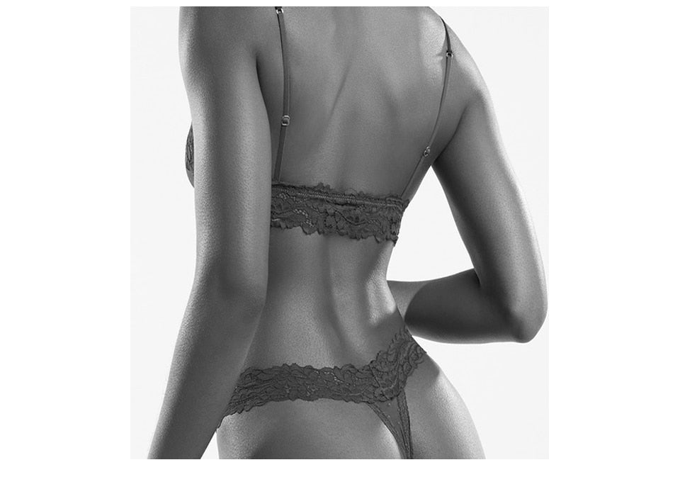 2 Piece Lingerie Set Lace Transparent Bra Set Dot Mesh Bralette Push Up Brassiere T Back Panties Sets Backless V Neck Bra The Clothing Company Sydney