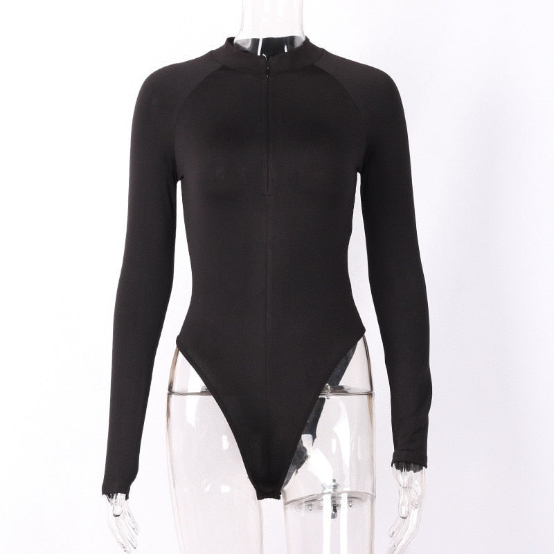 Casual Fitness Rompers Long Sleeve Regular Zipper Jumpsuit Fashion Streetwear Outfits Overalls Bodysuit The Clothing Company Sydney