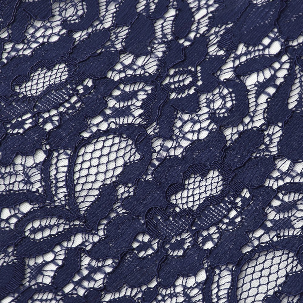 Summer Women Elegant Lace Patchwork Low Cut Dresses Formal Wedding Party Vintage Bodycon Slim Dress The Clothing Company Sydney