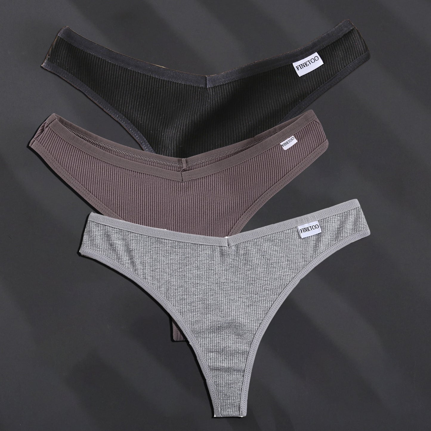 3 Pack G-string Panties Cotton Underwear Underpants Thong Solid Color Pantys Lingerie Briefs The Clothing Company Sydney