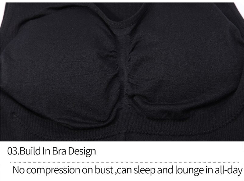 Padded Shaperwear Compression Camisole Body Shaper Woman Tummy Control Tank Tops Shapers Waist Trainer Corset Slim Vest The Clothing Company Sydney