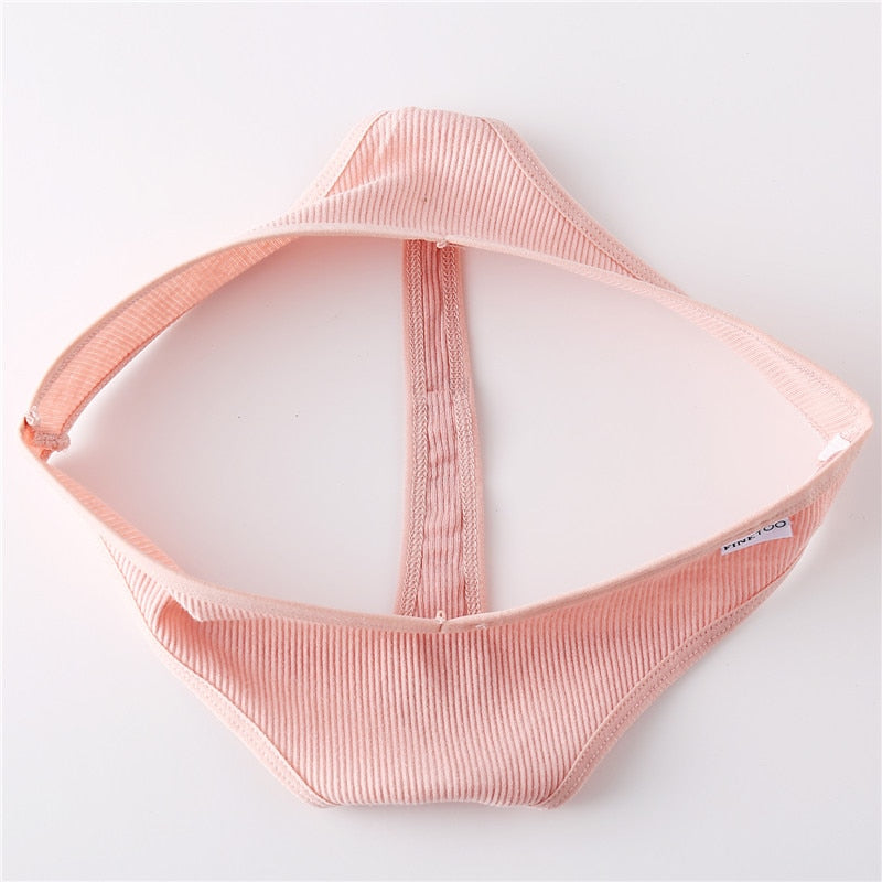 3 pack/Set Women's Cotton Mix Thongs Panties Low Waist G-String Briefs Ladies Brazilian Lingerie Girls Breathable Intimates The Clothing Company Sydney