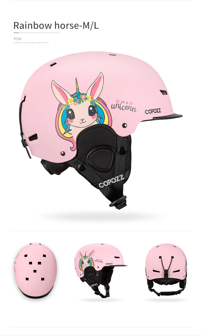 Ski helmet Cartoons Half-covered Anti-impact Safety Helmet Cycling Ski Snowboard Sports Helmet For Adult and Kids The Clothing Company Sydney