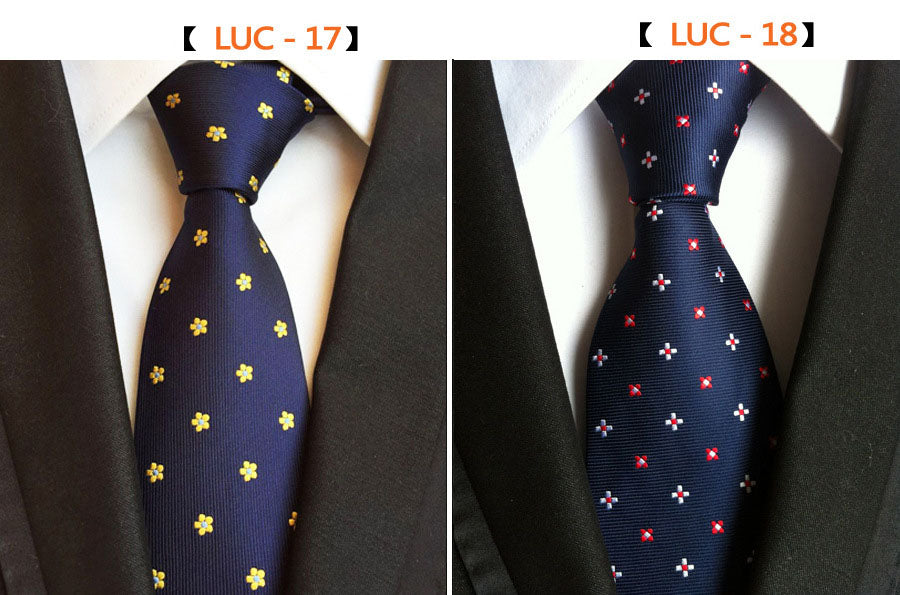 8cm Men's Tie Silk Plaids Floral Luxury Necktie Striped Ties For Men Business Formal Wedding Accessories Tie The Clothing Company Sydney