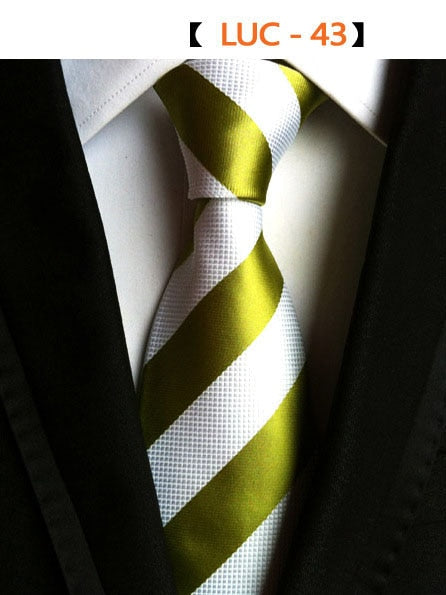 8cm Men's Tie Silk Plaids Floral Luxury Necktie Striped Ties For Men Business Formal Wedding Accessories Tie The Clothing Company Sydney