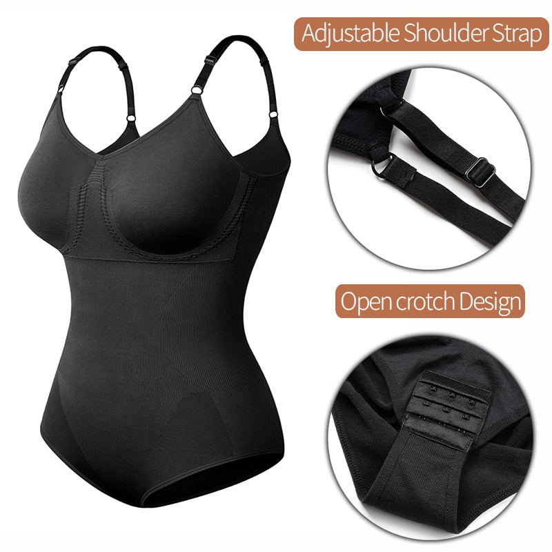 Bodysuit Shapewear Seamless Body Shaper Tummy Control Corset Top Women's Sheath Waist Trainer Abdomen Shaper The Clothing Company Sydney
