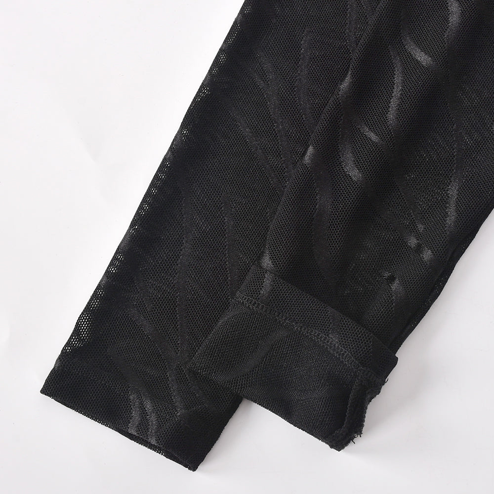 Halter Neck Off Shoulder Cut Out Bodycon Mini Dress Women Long Sleeve Backless Flocking Goth Black Dresses The Clothing Company Sydney