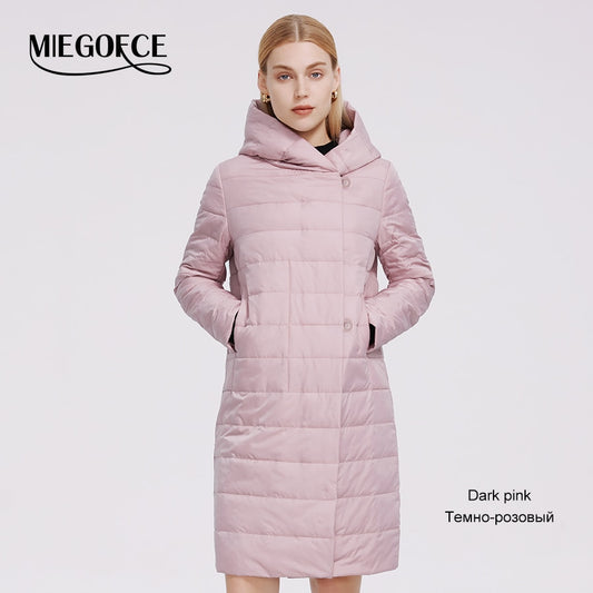 Women's Jacket Windproof Coat Mid Length Reversible Slider Quality Filling Parka The Clothing Company Sydney