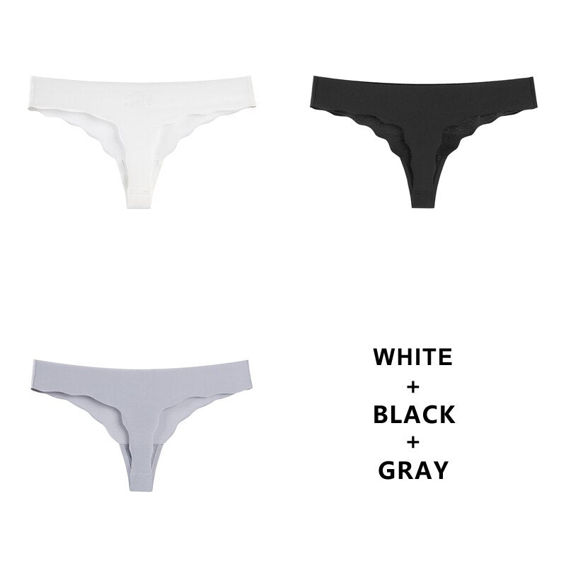 3 pack Seamless Panty Set Underwear Comfort Intimates Fashion Ladies Low-Rise Briefs Panties Lingerie The Clothing Company Sydney