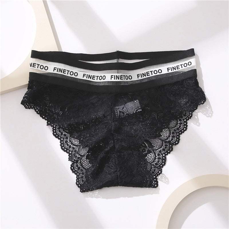 Women's Lingerie Lace Panties Underwear Floral Perspetive Panties Lace Panty Mesh Waist Seamless Briefs The Clothing Company Sydney