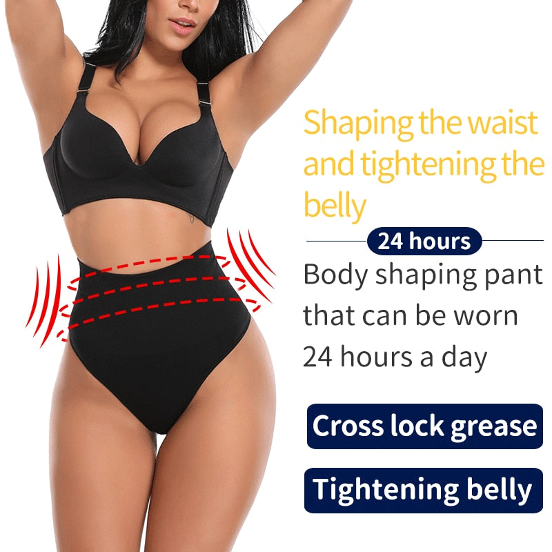Women's Waist Cincher Thong Panty Shaper High Waist Tummy Control Panties Underwear Butt Lifter Shaping Brief Body Shaper The Clothing Company Sydney