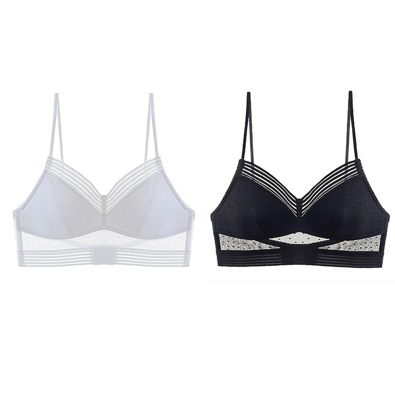 Backless Open Back Bra 1/2PCS Underwear Corset Gather Push Up Lingerie Bralette Tops Purple Invisible Bra The Clothing Company Sydney