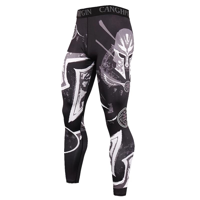 Running Compression Leggings Men's Sports Quick-drying Tights Stretchy Training Pants Gym Fitness Print Men Jogger The Clothing Company Sydney
