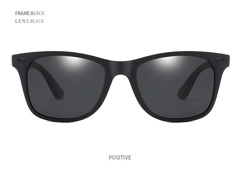 Polarized Sunglasses Men Women Classic Square Plastic Driving Sun Glasses Fashion Black Shades UV400 The Clothing Company Sydney