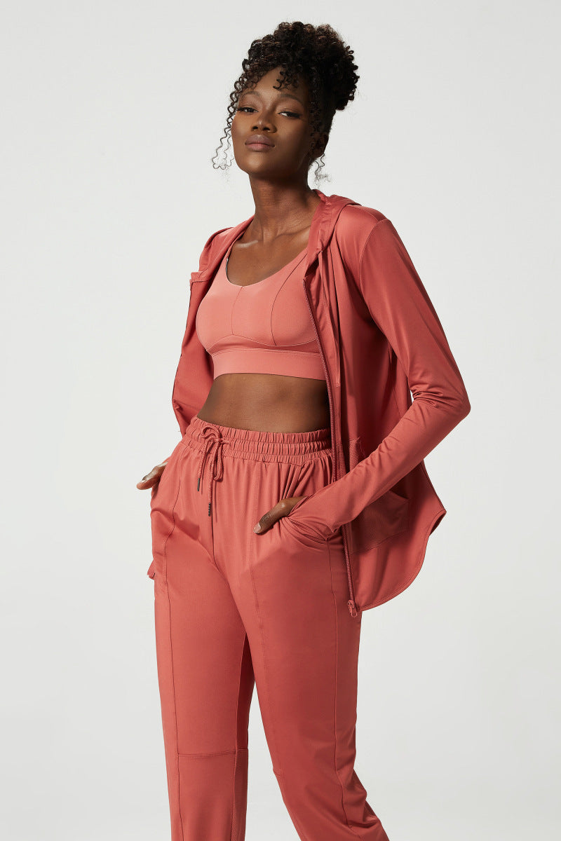 Drawstring Running Sport Joggers Women Quick Dry Athletic Loose Gym Fitness Sweatpants Calf Hollow Out Side Pockets Workout Pant The Clothing Company Sydney