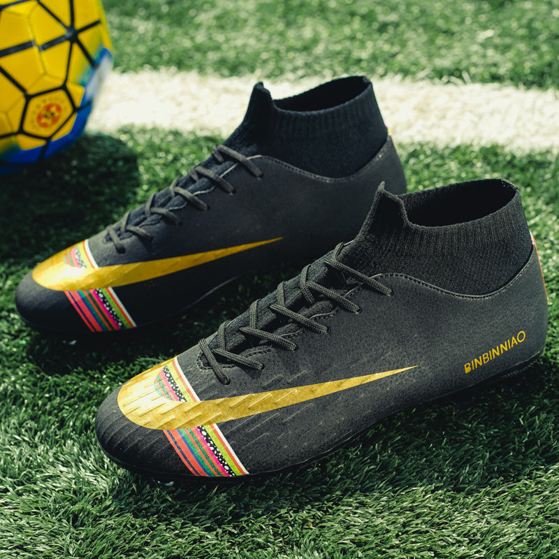 Outdoor Men Women Girls Boys Soccer Shoes Football Boots High Ankle Kids Cleats Training Sport Sneakers The Clothing Company Sydney