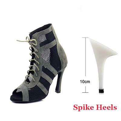 Army Green Suede Latin Dance Boots Ladies Salsa Tango Indoor Sports Ballroom Dance Shoes The Clothing Company Sydney