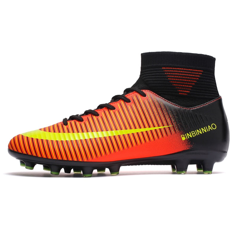 Outdoor Men Women Girls Boys Soccer Shoes Football Boots High Ankle Kids Cleats Training Sport Sneakers The Clothing Company Sydney