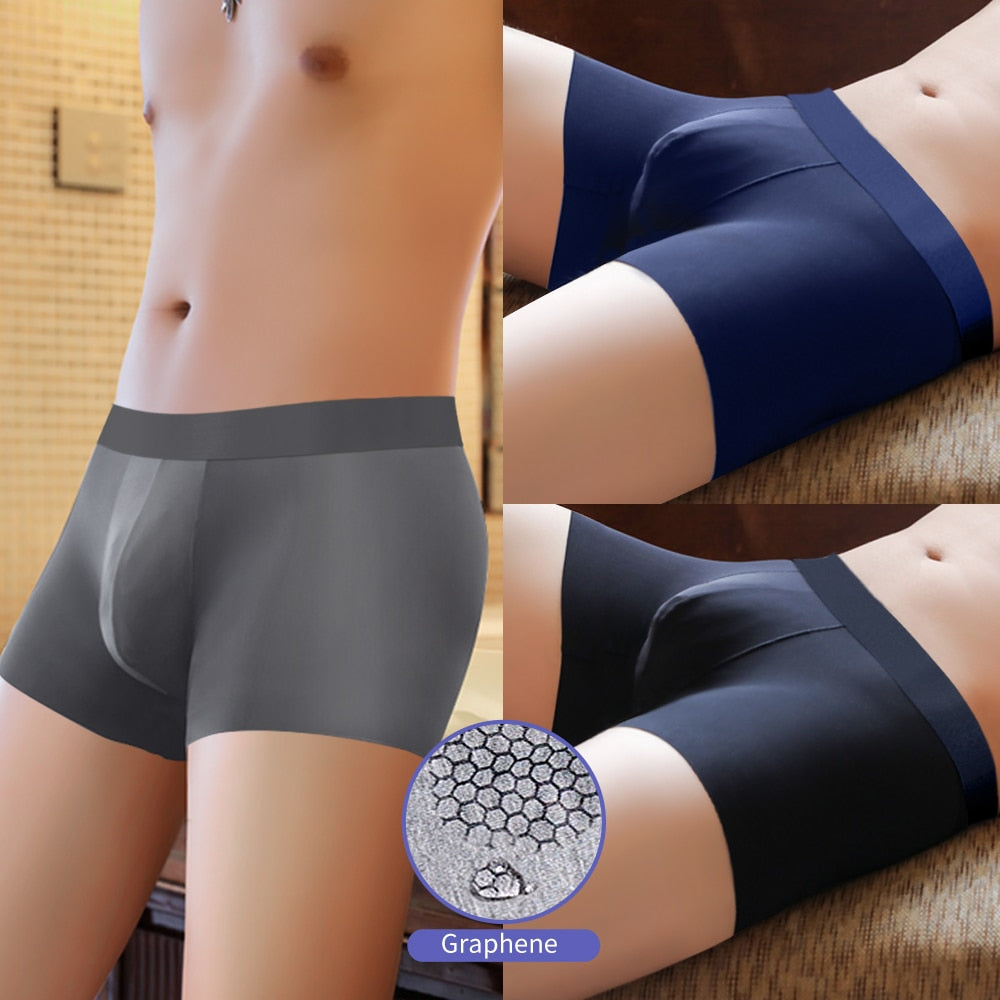 4 Pack Underwear Men's Boxer Panties Trunks Graphen Antibacterial Pure Breathable Boxershorts The Clothing Company Sydney