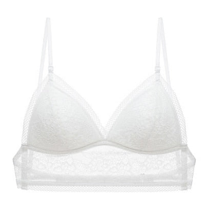 Backless Bra Triangular Women's U-Shape Beauty Back Lingerie Dot Mesh Thin Soft Seamless Bralette Underwear The Clothing Company Sydney