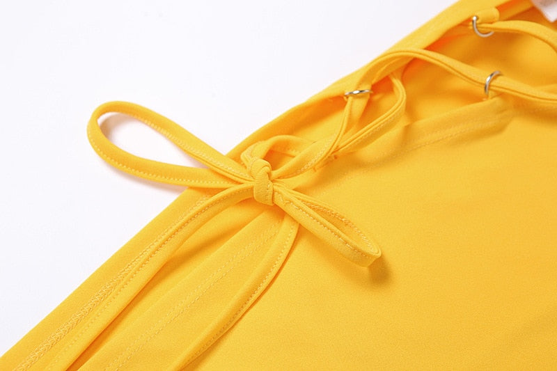 Fashion Bandage Long Sleeve Sexy Backless Maxi Elegant Club Party Split Dresses The Clothing Company Sydney