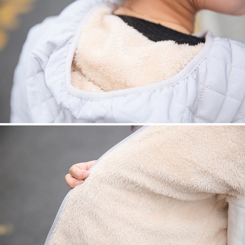 Women's Hooded Jacket Casual Basic Warm Velvet Lamb Parka Coat Autumn Winter New Solid Light Soft Outerwear The Clothing Company Sydney