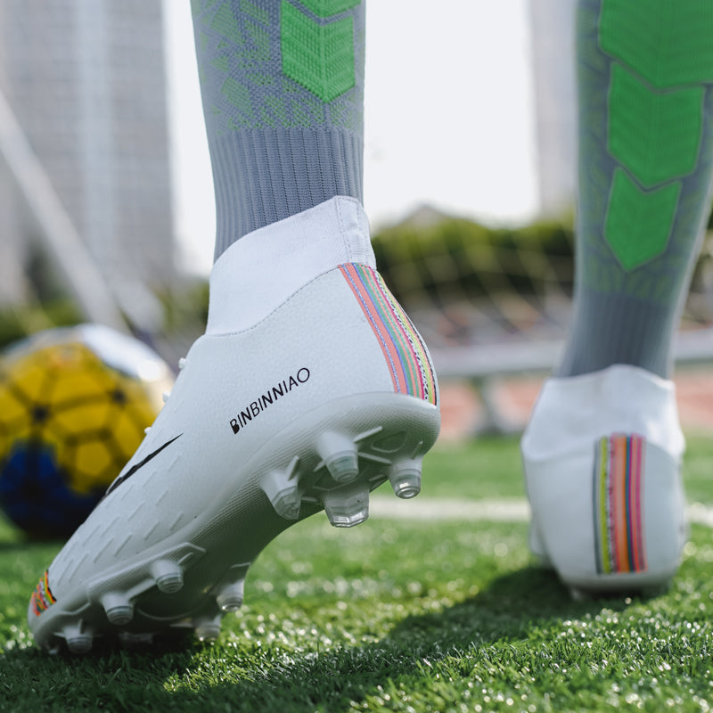 Outdoor Men Women Girls Boys Soccer Shoes Football Boots High Ankle Kids Cleats Training Sport Sneakers The Clothing Company Sydney